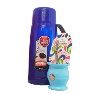 Termo Lumilagro + mate plástico, bombilla y filtro