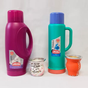 Termos Lumilagro Sigma o Terra + mate de vidrio