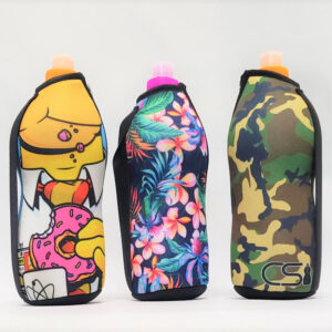 Botella deportiva con funda